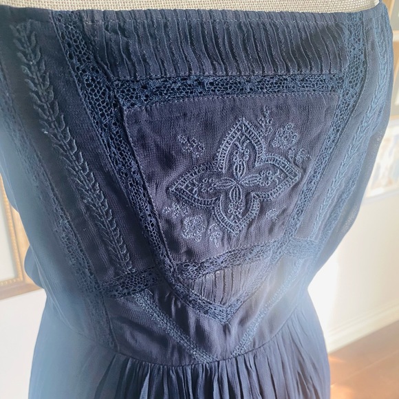 BA&SH Navy dress - Picture 3 of 7